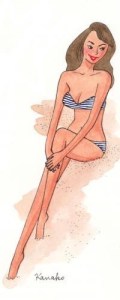 Bikini girl by Kanako